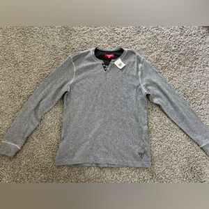 New Guess Long Sleeve Henley
